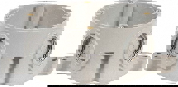 4-1/2 Inch Wide, Shock Resistant, Visual Signal Device Outlet Box Attachment